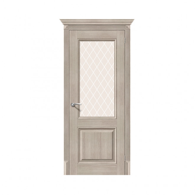 Дверь межкомнатная El'Porta Эко Classico 33 (Cappuccino Veralinga / White Crystal)