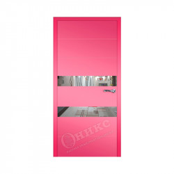 Дверь межкомнатная Оникс Лайн (Розовый)