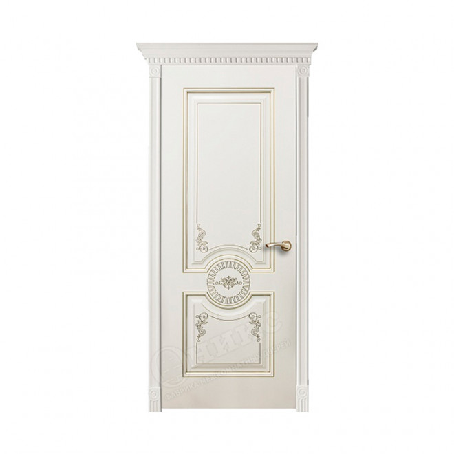 Дверь межкомнатная Оникс Лувр (Эмаль белая)