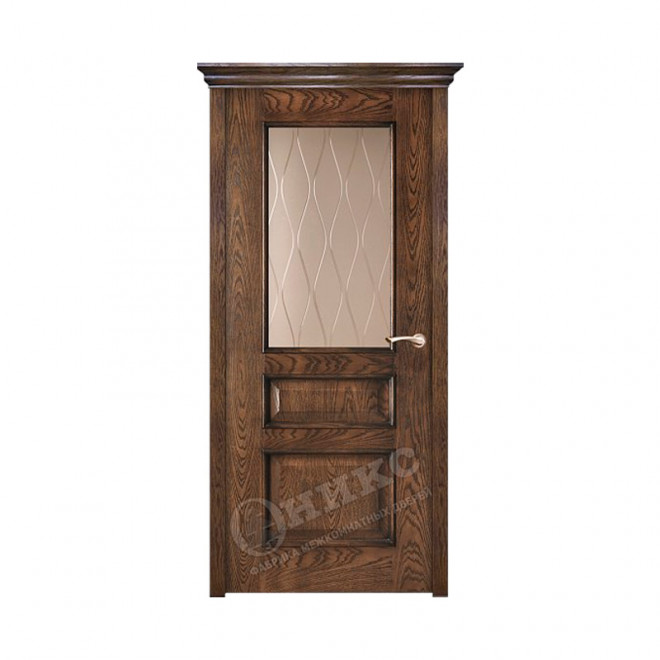 Дверь межкомнатная Оникс Версаль (Дуб коньячный)