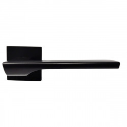 Ручка на розетке для межкомнатных дверей GCM AZQ 203 – BLACK